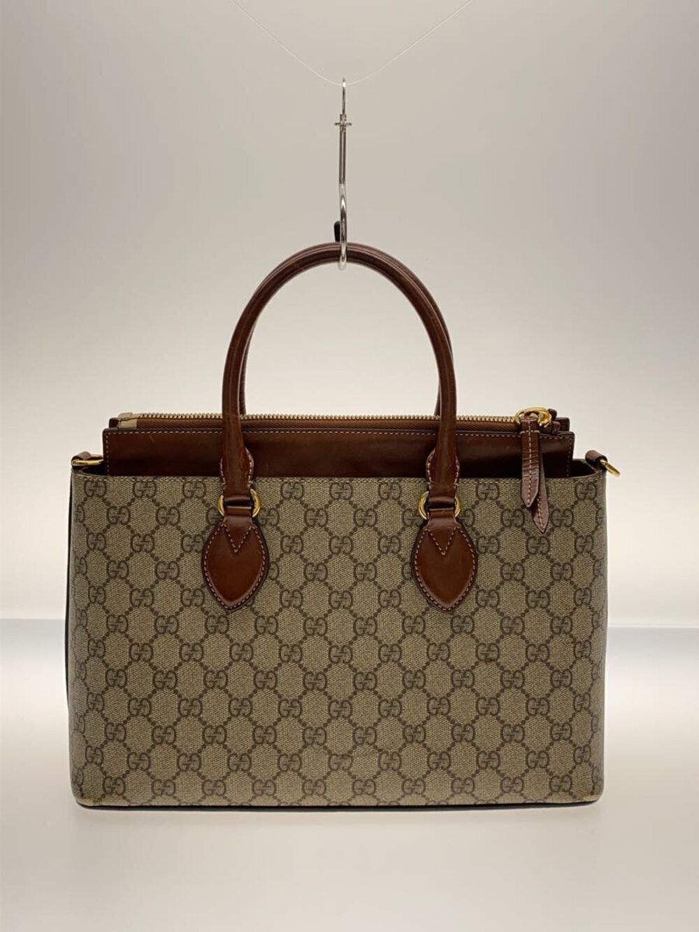 Gucci Tote Bag GG Supreme Shoulder Strap - Picture 3 of 7